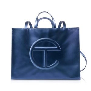 Telfar Large Cobalt Shopping Bag